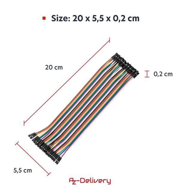 Jumper Wire Cable Set 120 pcs M2M / F2M / F2F - Image 3